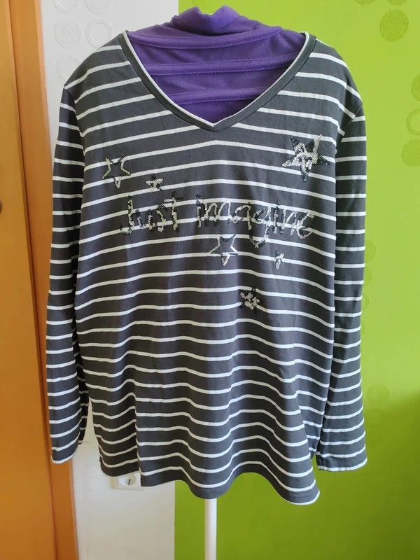 gestreifter Pullover Gr.48/50