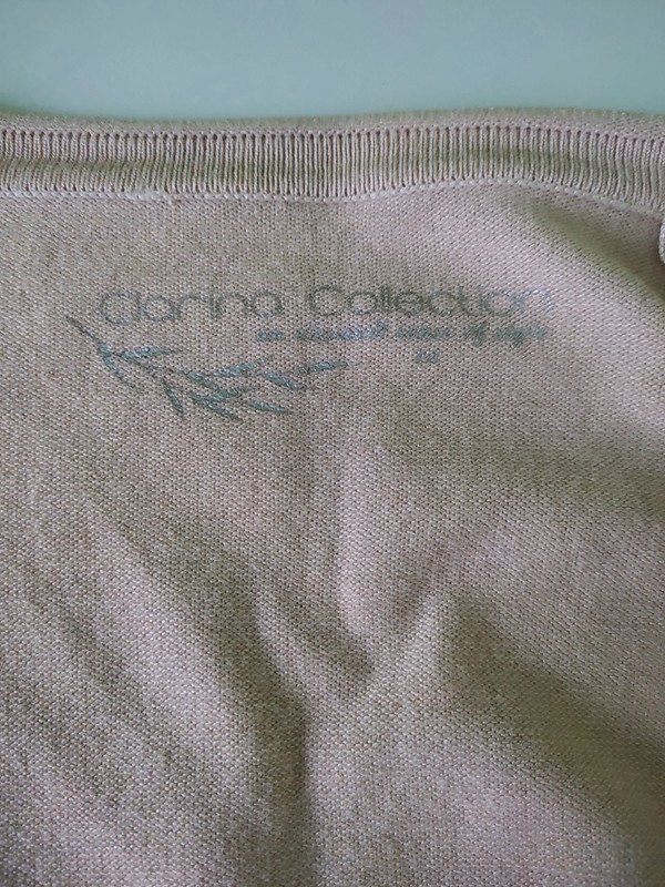 beige Strickjacke Gr.44