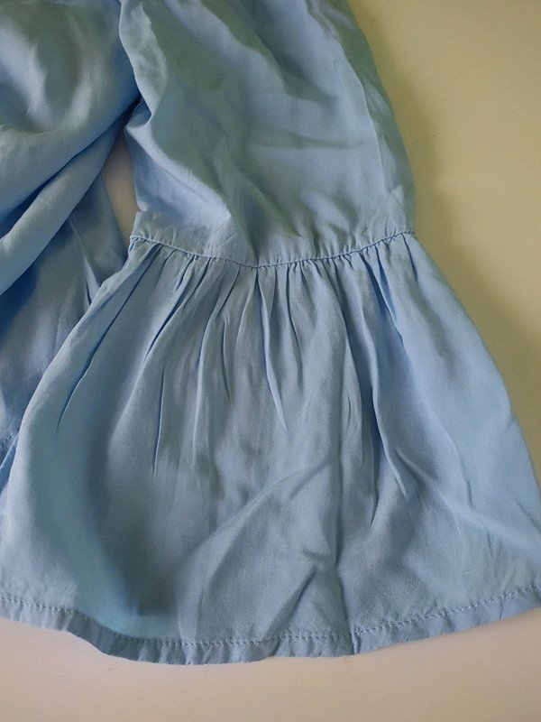 hellblaue Bluse Gr.44