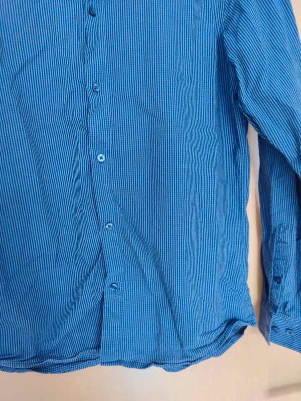 kleinkariertes blaues Hemd Gr.M