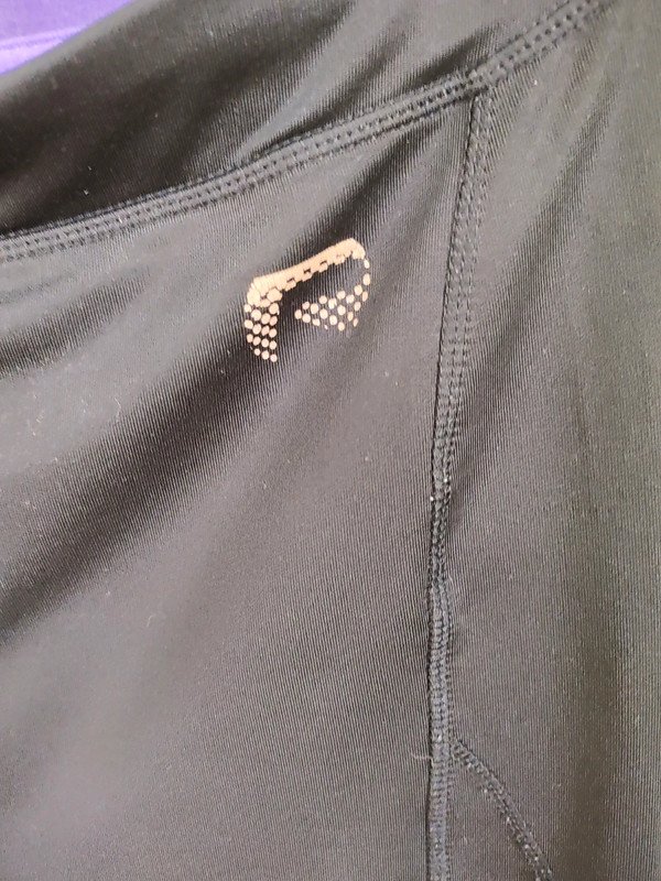 schwarze 7/8 Sporthose Gr.XL