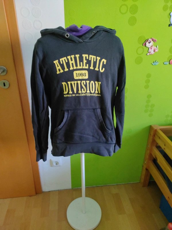 schwarzer Hoddie Gr.S