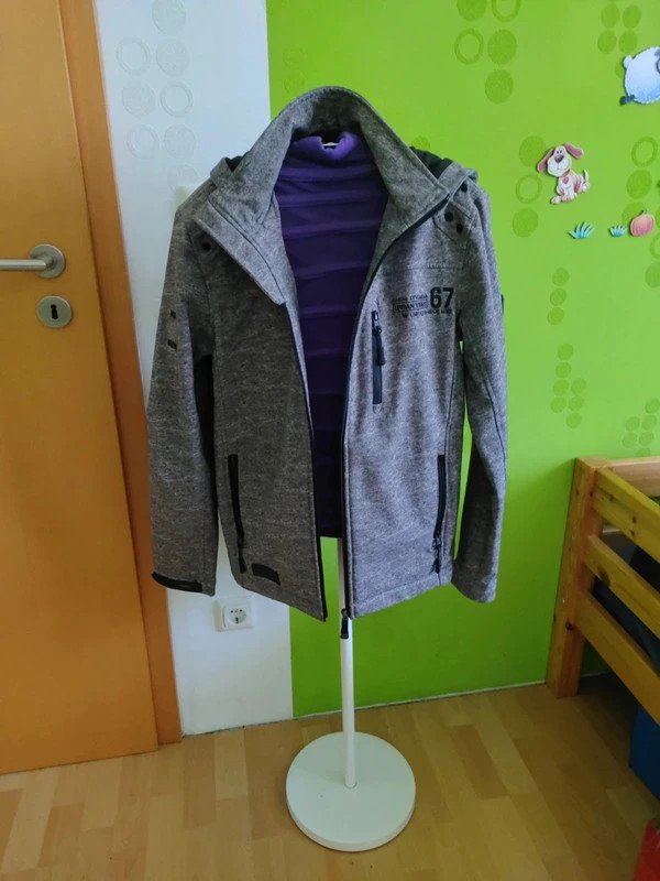 graue Softshelljacke Gr.S