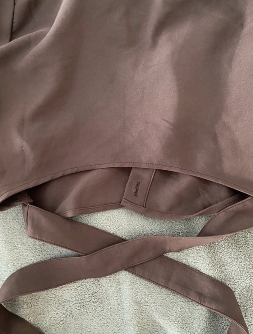 crop shirt Rücken Ausschnitt schnürung