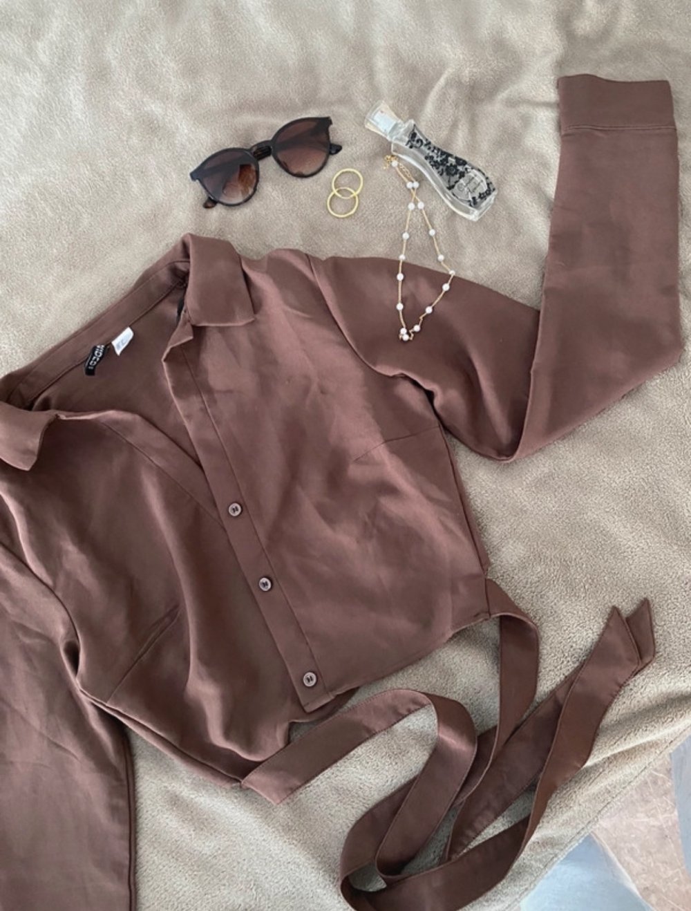 crop shirt Rücken Ausschnitt schnürung