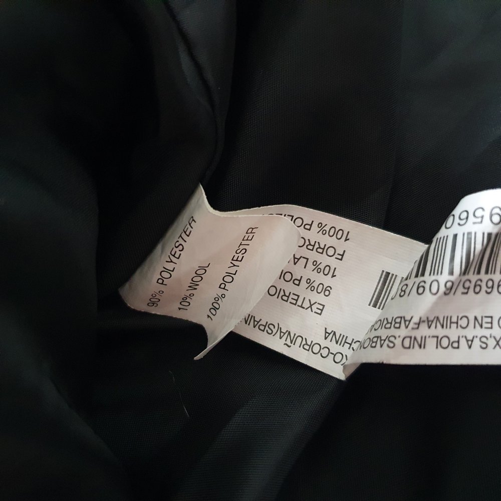 LFT Paris Damenjacke Business Gr. S 36 Hahnentritt schwarz weiß grau mit Knöpfen, Taschen & Kragen