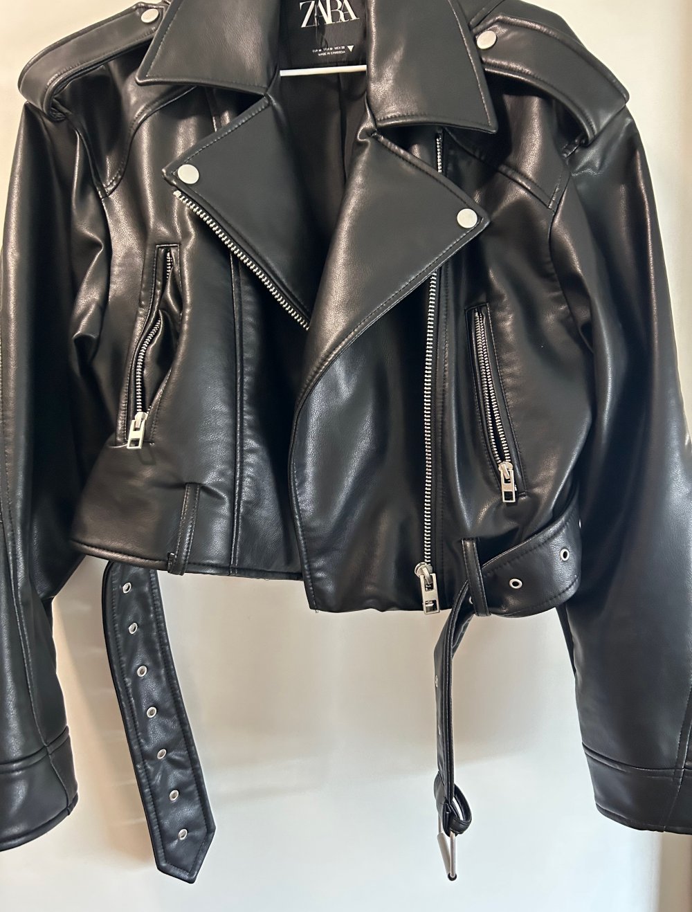 Zara Lederjacke