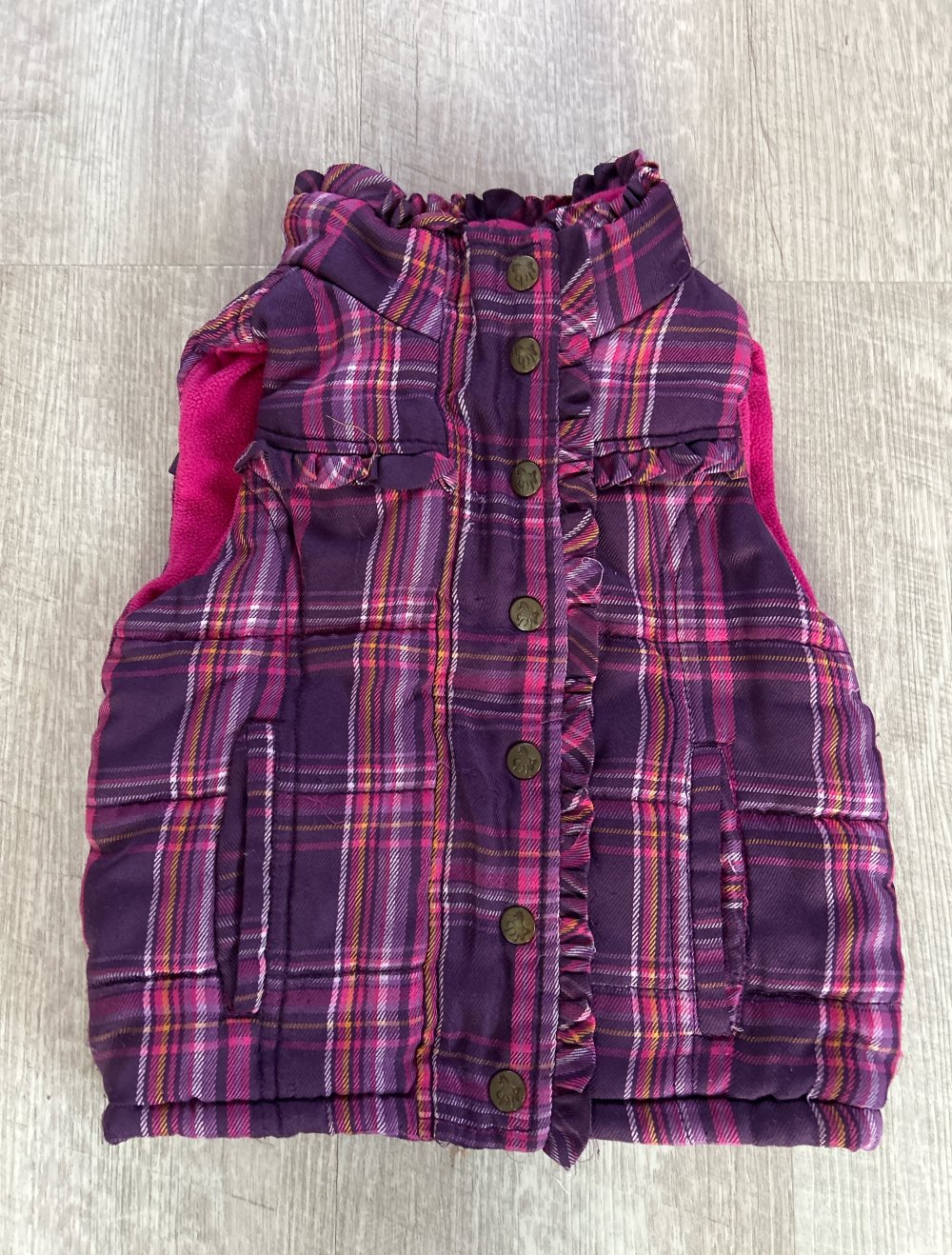 Eine sehr schöne, warme Weste für den Herbst oder Frühling