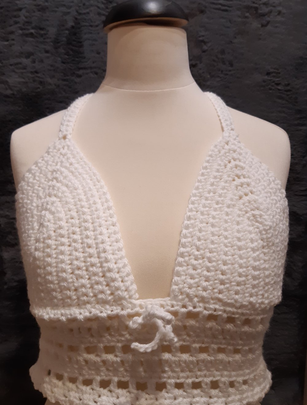 sommerliches top aus wolle