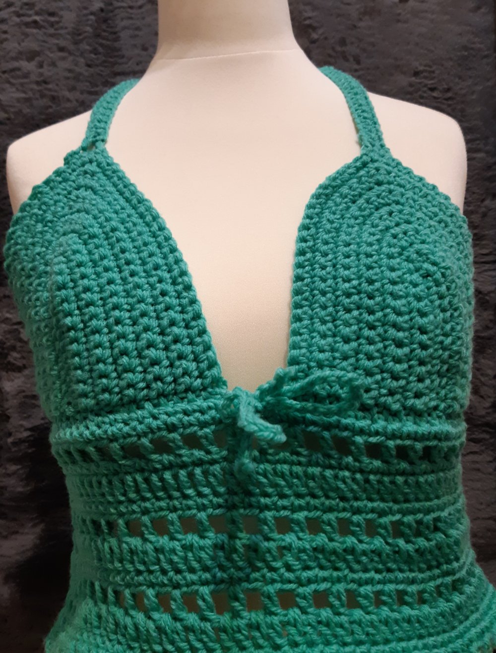 grünes top Handmode