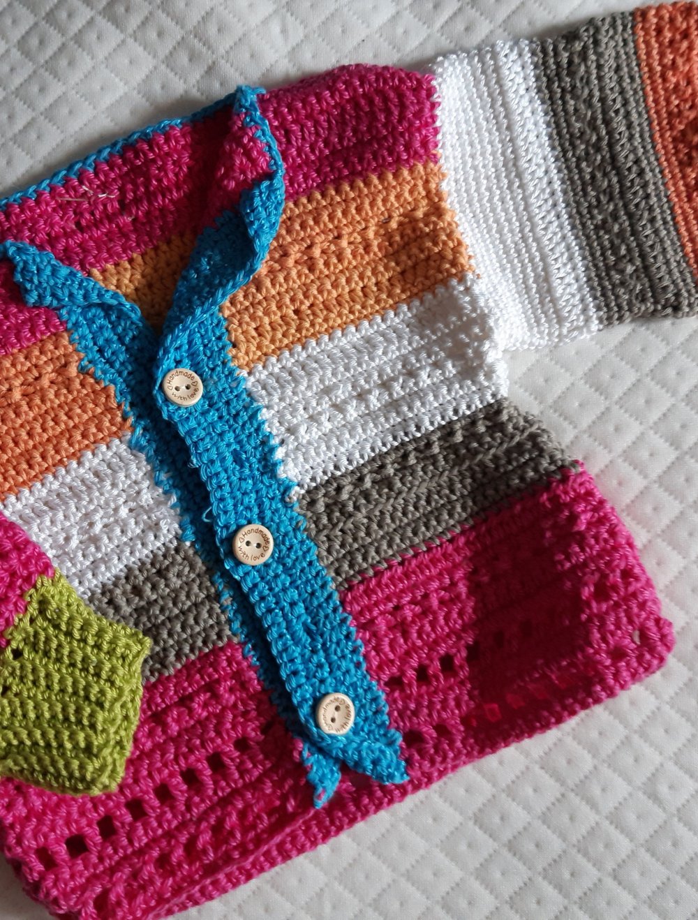 Frühlings Jäckchen aus wolle