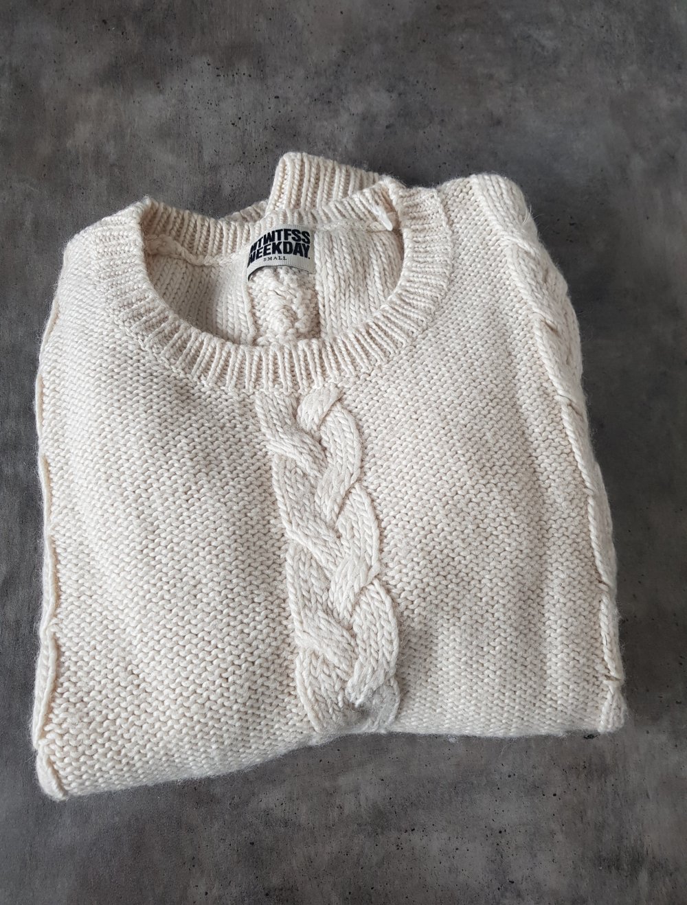 WKDY Grobstrick Pullover mit Zopfmuster