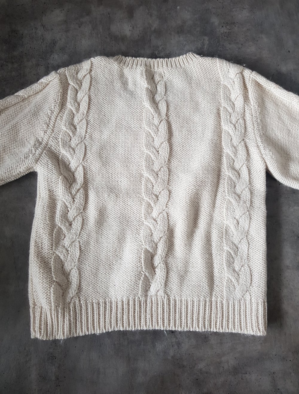 WKDY Grobstrick Pullover mit Zopfmuster