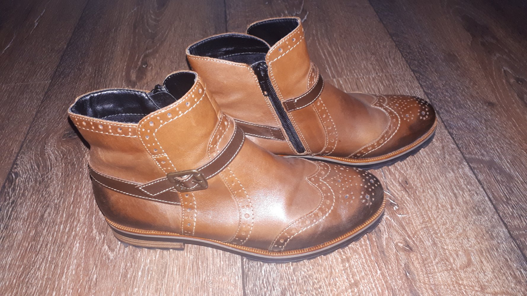  Echtleder Stifeleten in Größe 37 von Remonte!