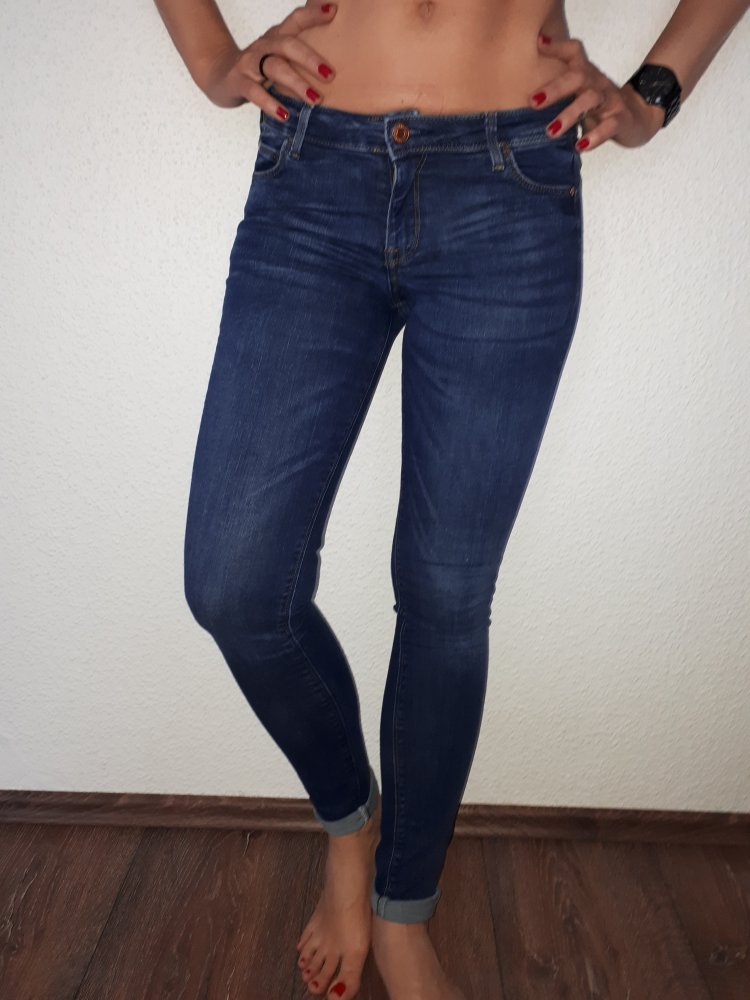  Stretch-Jeggings Low Waist Jeans in Größe 34(XS) von &Denim!