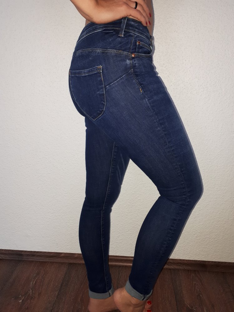  Stretch-Jeggings Low Waist Jeans in Größe 34(XS) von &Denim!