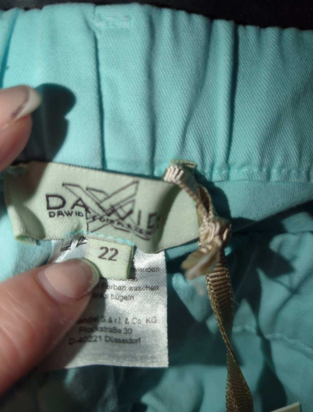 Dawid Thomaszewski Hose, Kurzgröße 22, neu mit Etikett