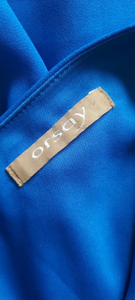 Kleid Orsay 36 S blau Reißverschluss A Linie Orsay