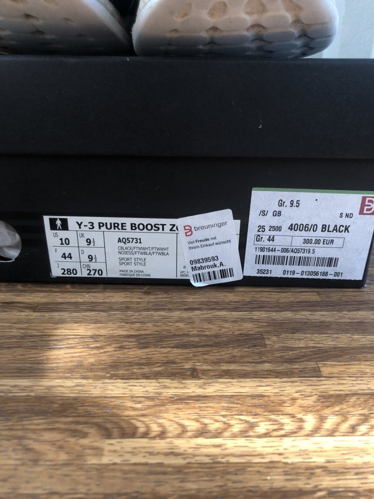 Adidas Y-3 Pure Boost ZG Knit