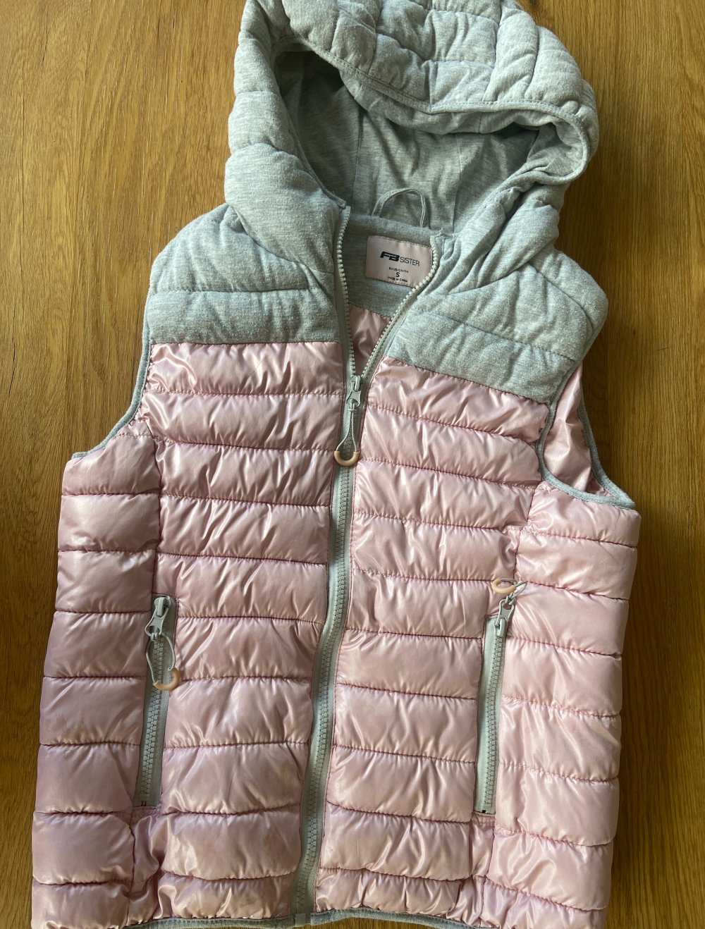 Übergangsjacke ohne Ärmel für Mädchen