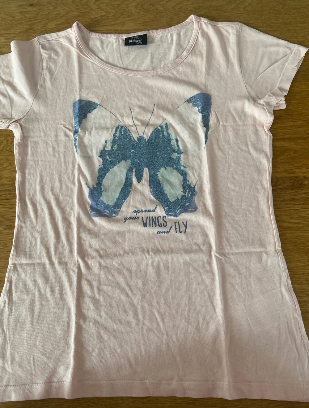 Tshirt mit Schmetterling Print