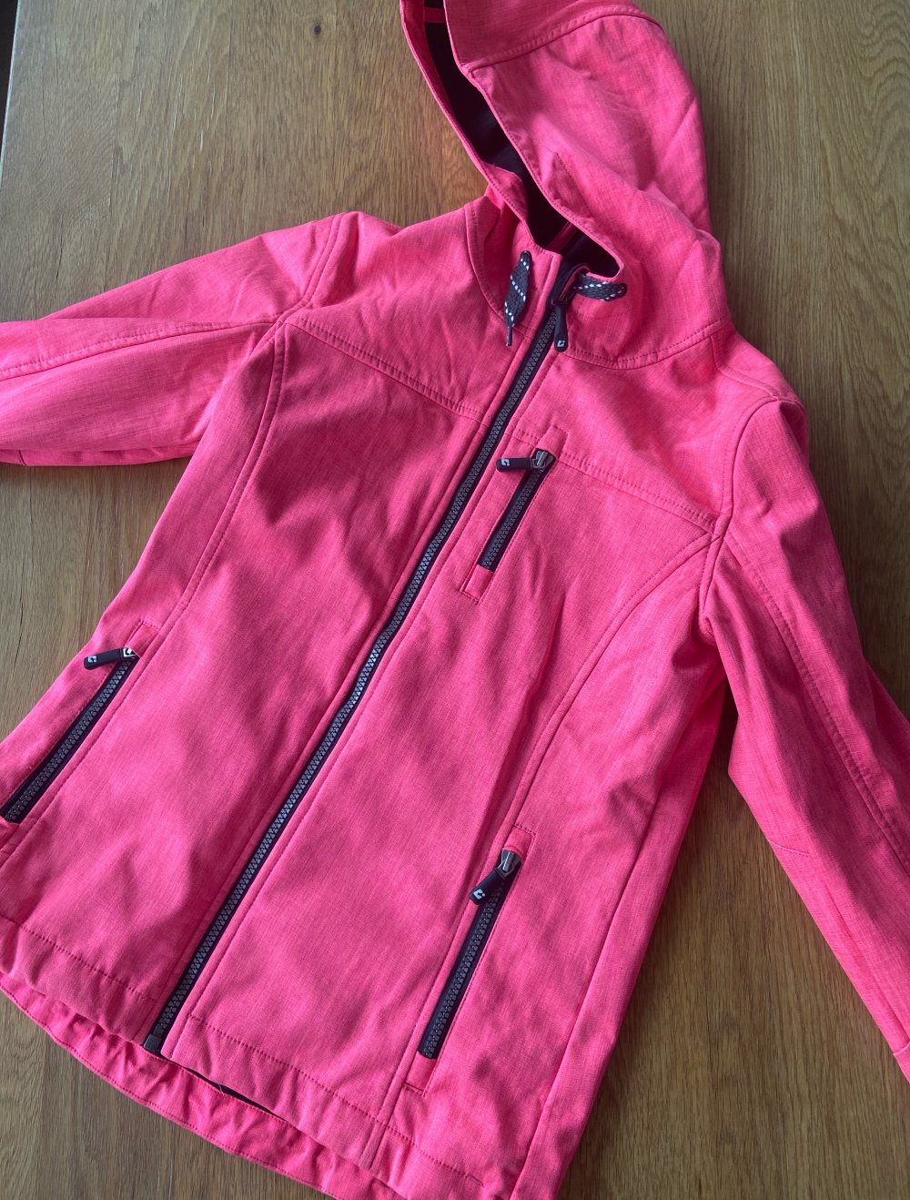 Softshelljacke in pink für Mädchen