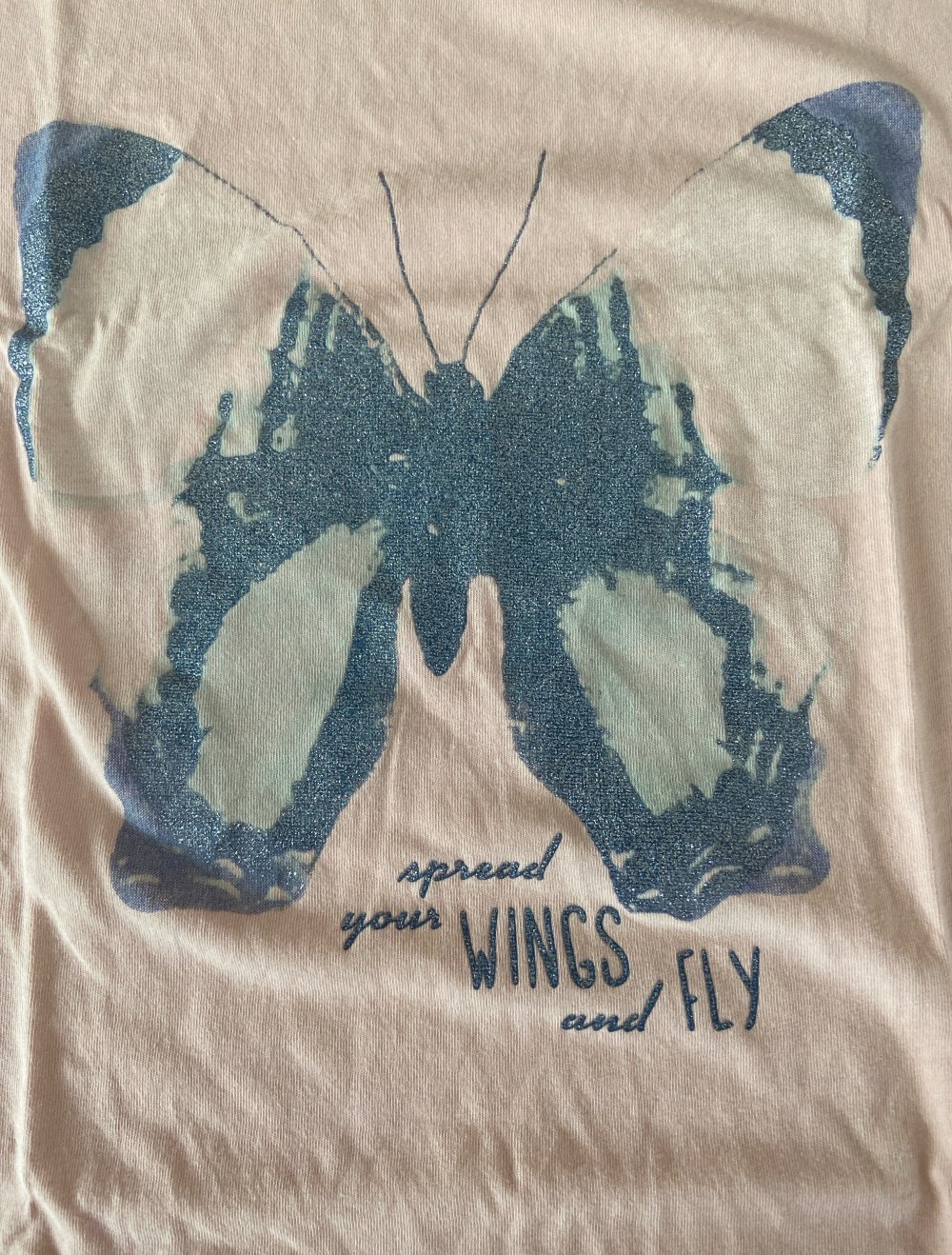Tshirt mit Schmetterling Print