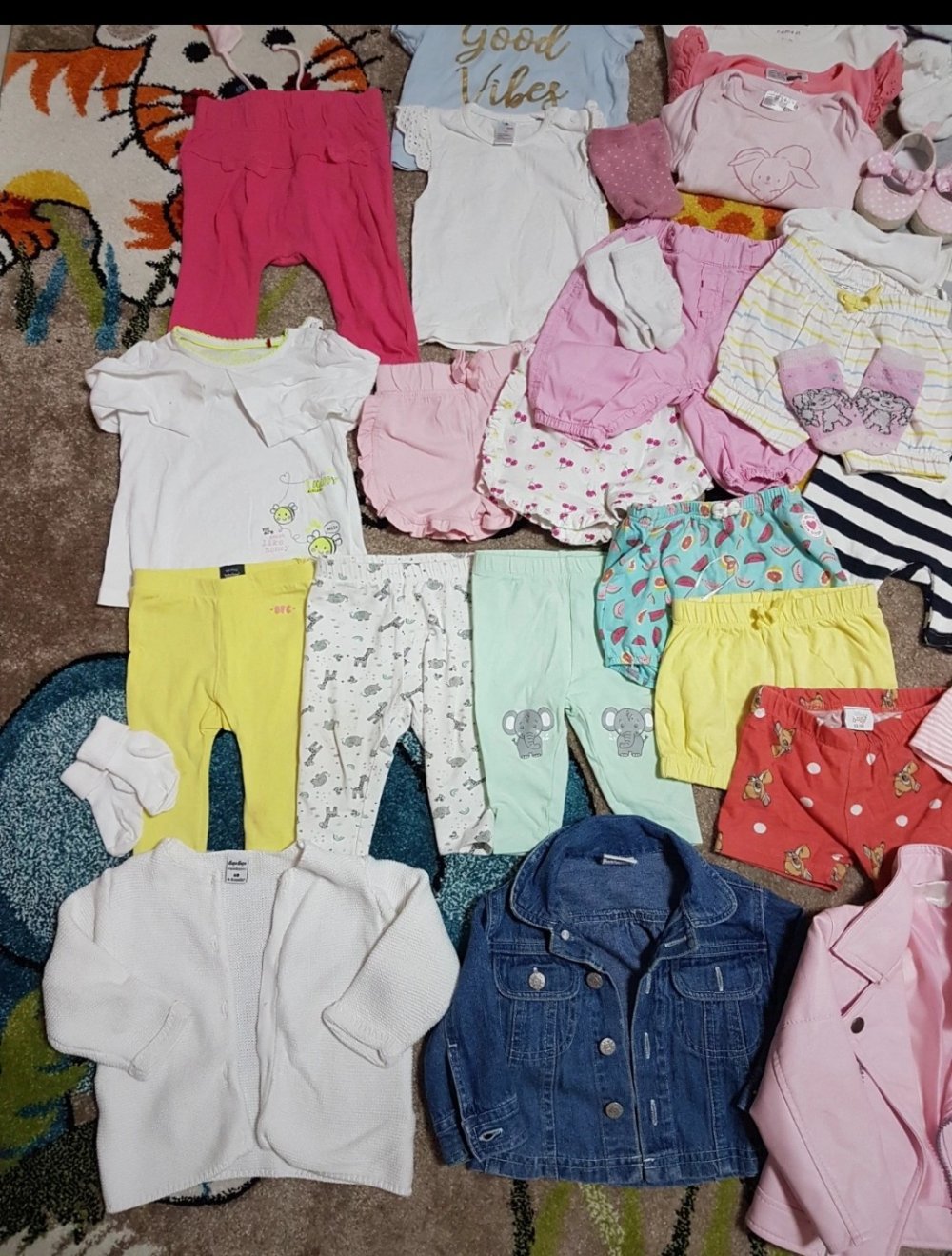 Kleidungspaket Mädchen Sommer 62/68