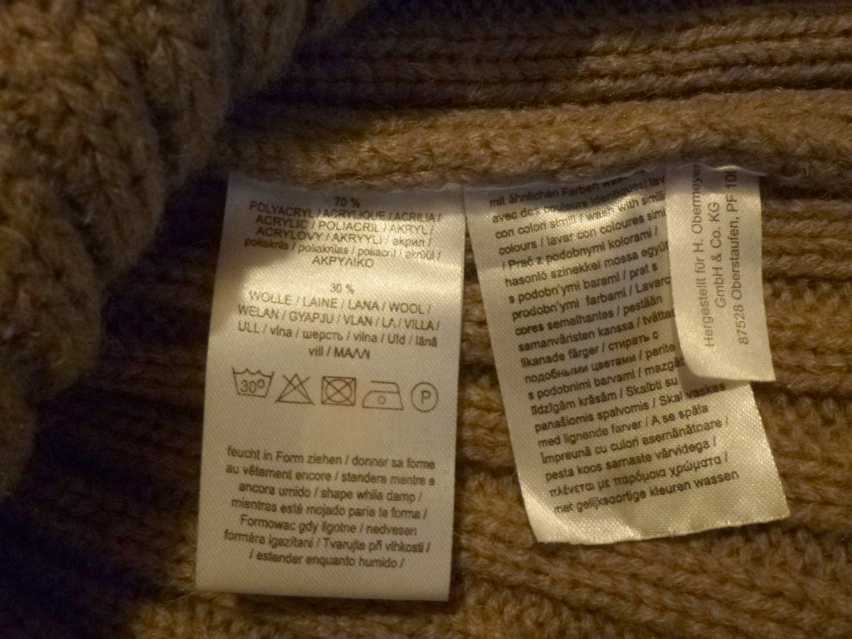  Blue Seven Women Pullunder hellbraun Gr. 40 mit Gürtel 30% Wolle