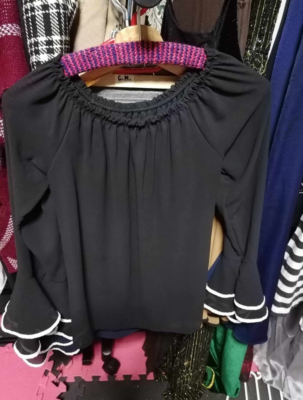 Schulterfreie Blusen XS-M