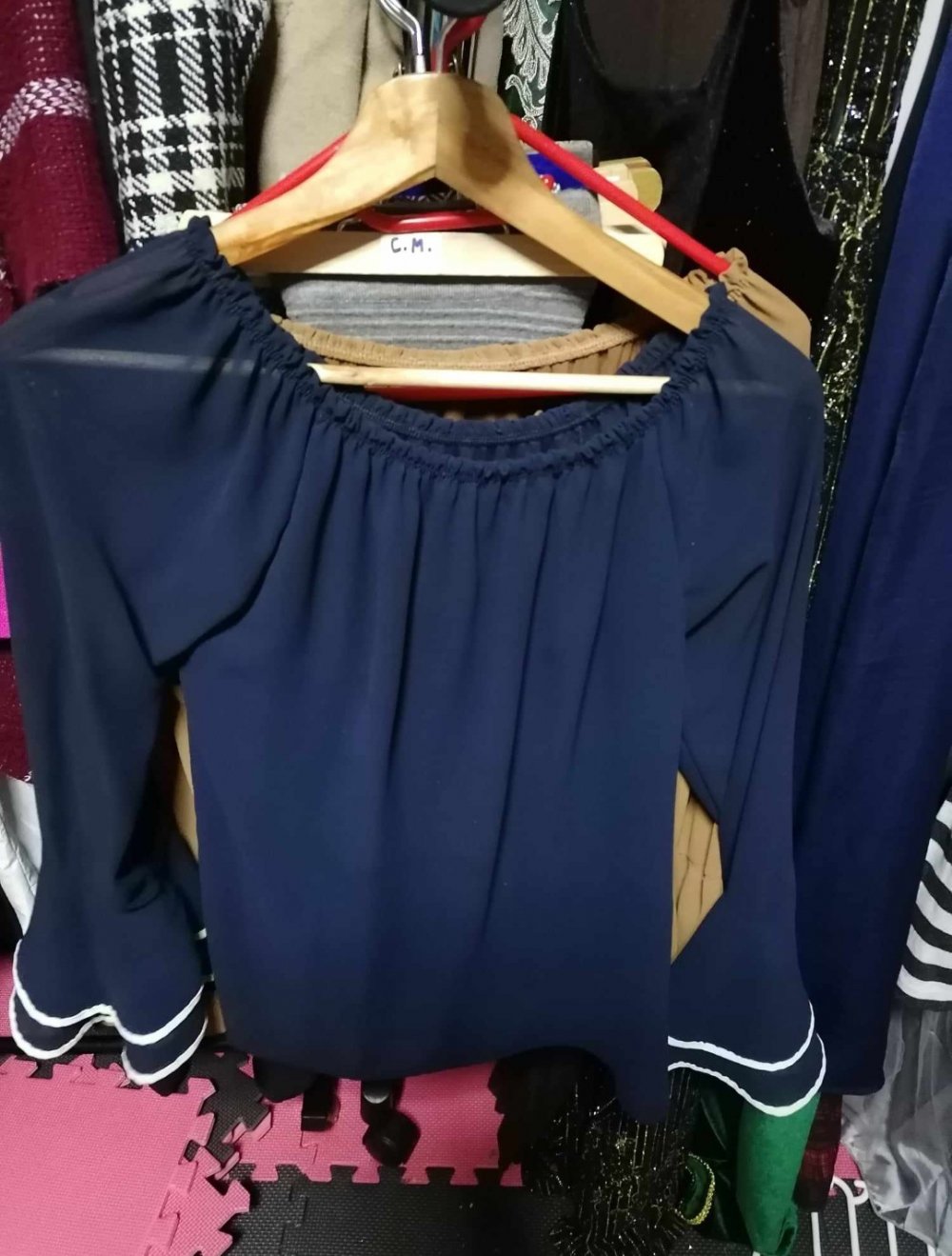 Schulterfreie Blusen XS-M