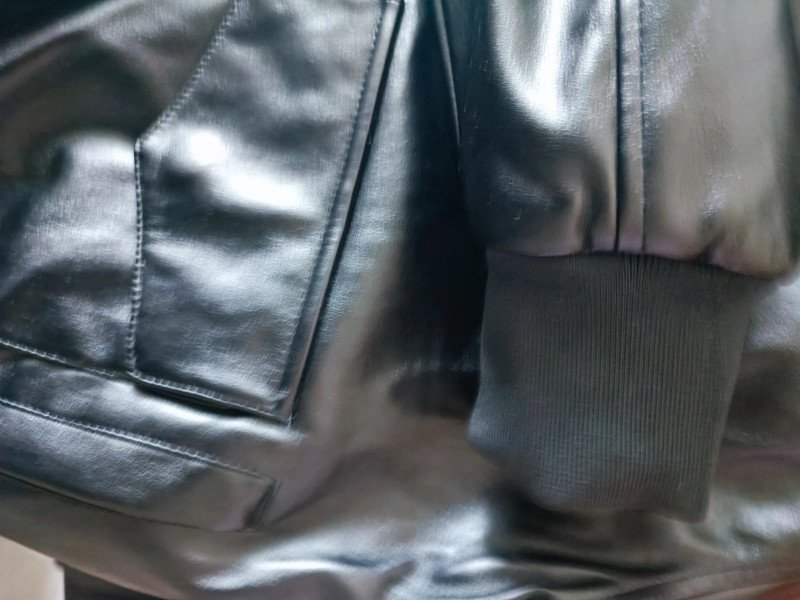 Vintage U.S. Air Army Herren Bomberjacke Kunstleder