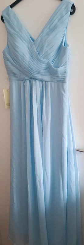 Ballkleid Cocktailkleid Hochzeitskleid Gr. M babyblau