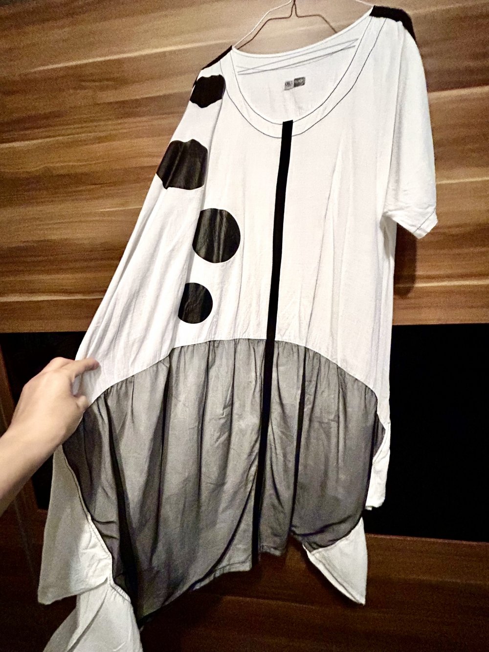 Designer   Sommerkleid  aus 100  Baumwolle/Lein