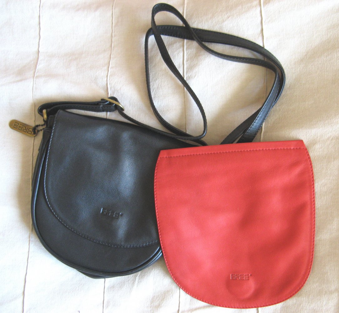 Damen-Schultertasche mit austauschbarer Vorderseite, Marke: Bree