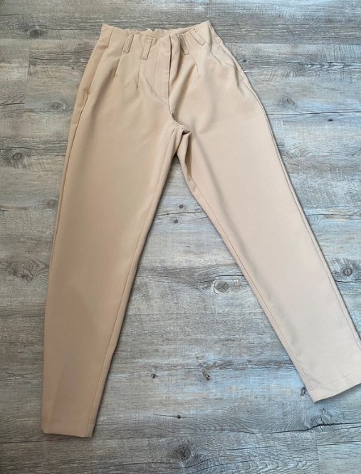 Beige Stoff-Hose von Page One