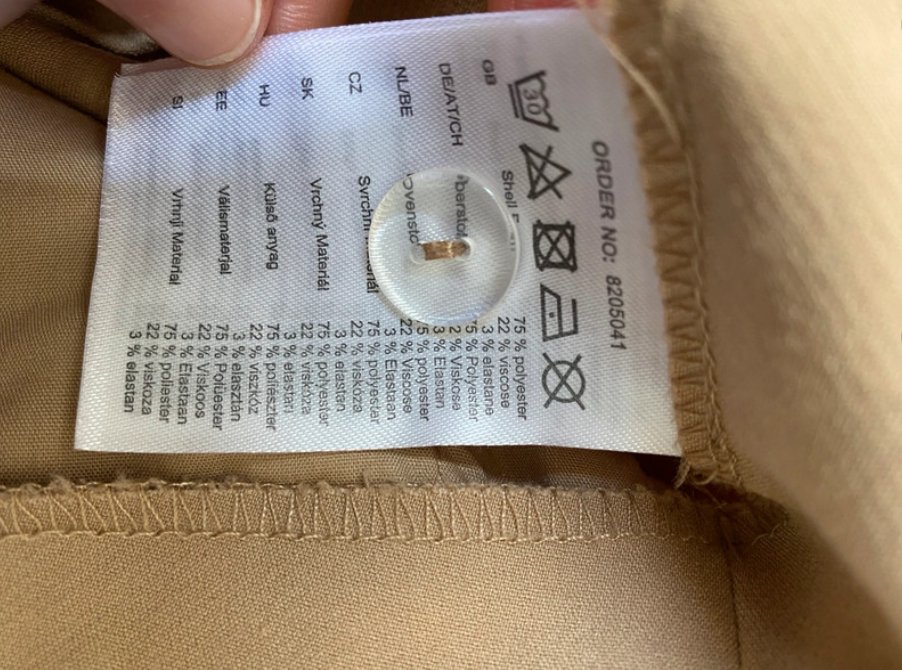 Beige Stoff-Hose von Page One