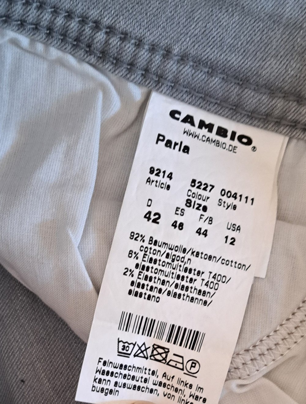 Cambio Jeans gerader Schnitt