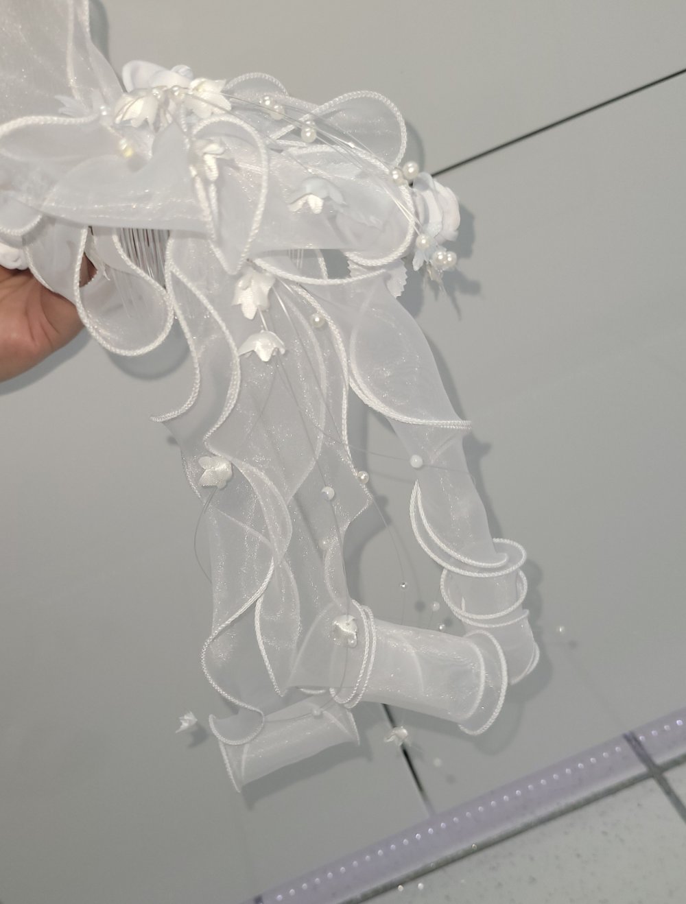 Neuw #kommunion #Kopfschmuck #Haargrsteck #weiß #Rosen