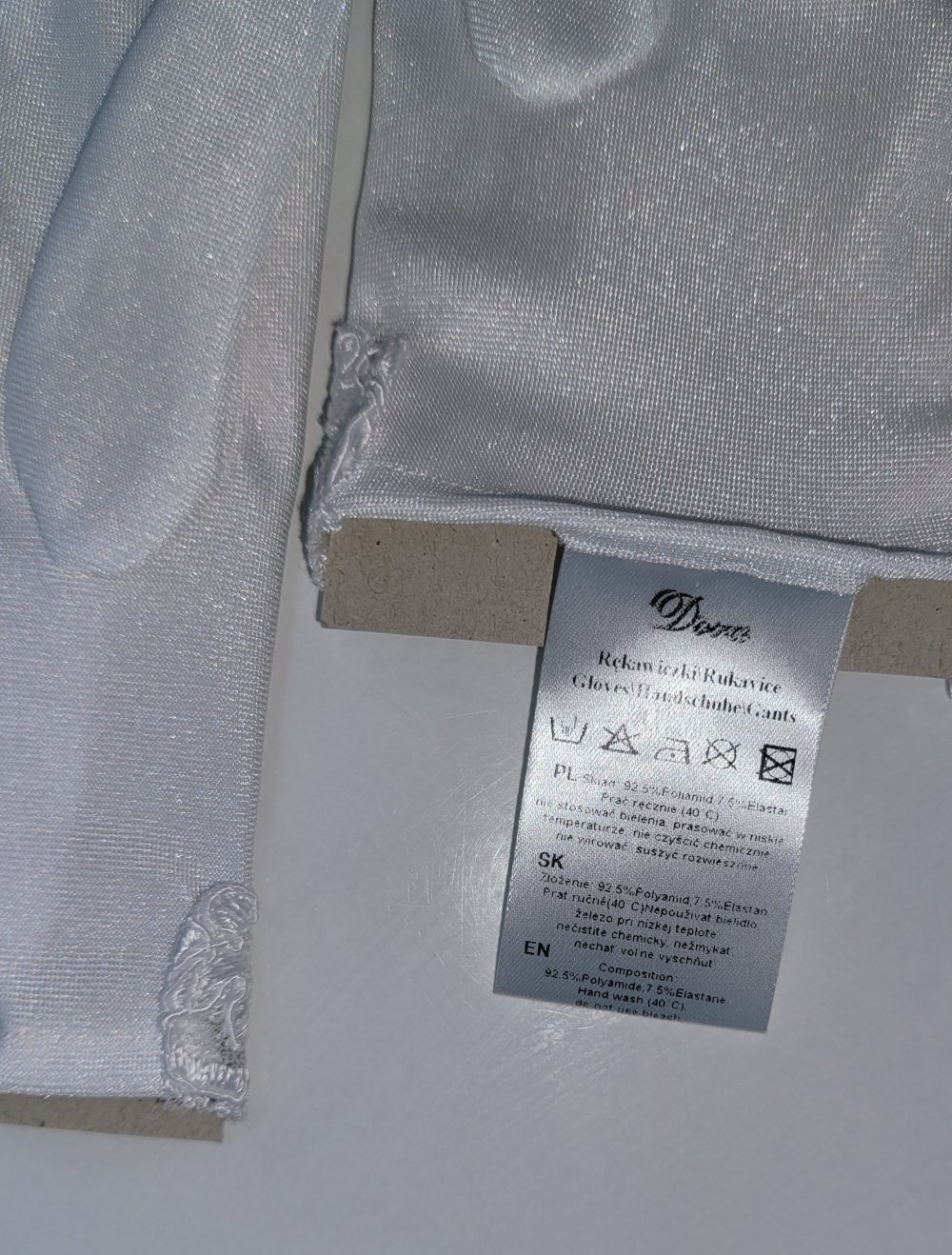 Neuw #Mädchen #Handschuhe #Kommunion #weiß #Stickerei #glitzer