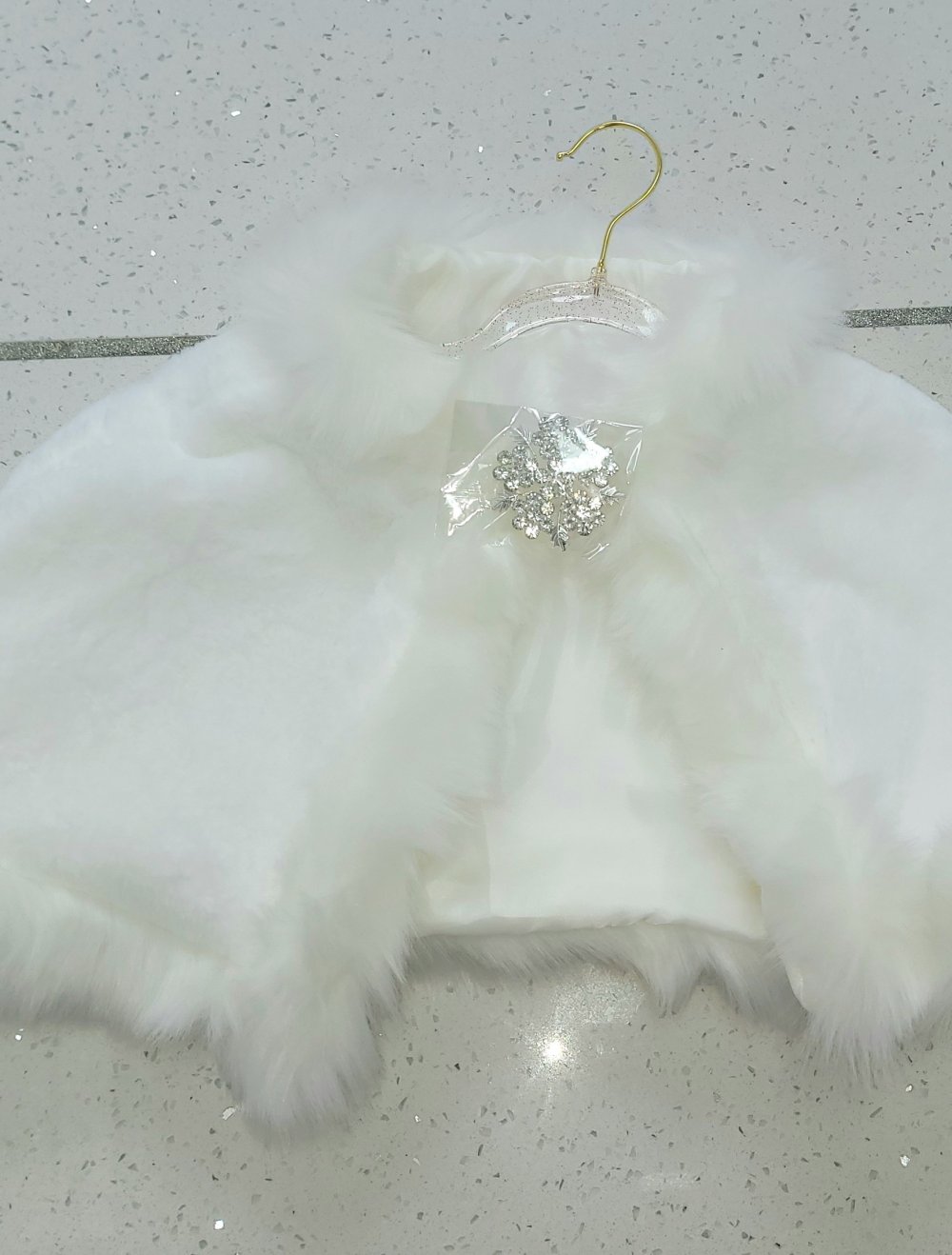 M 152/158 Neu  #Mädchen #Kommunion #Bolero #Jäckchen #weiß #glitzer