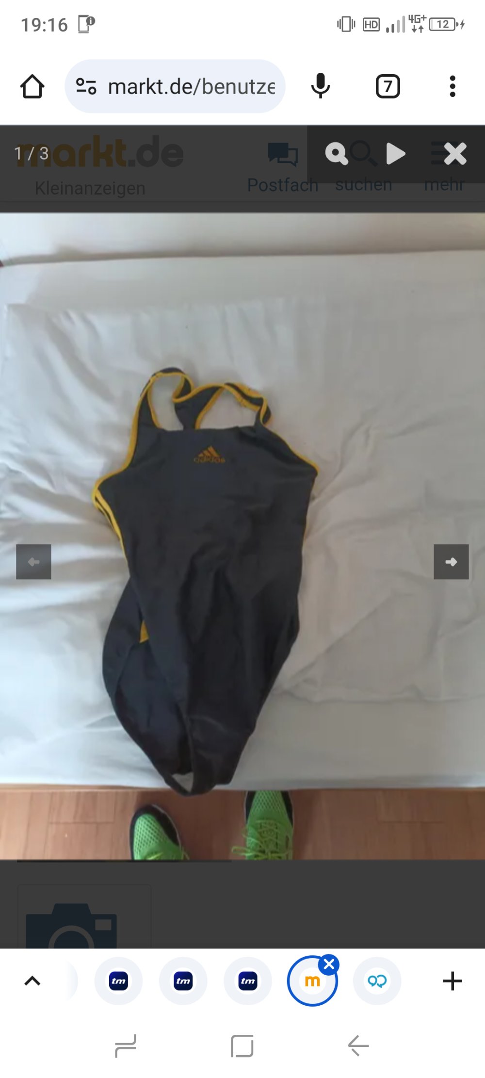 Verkaufe einen Badeanzug von Adidas