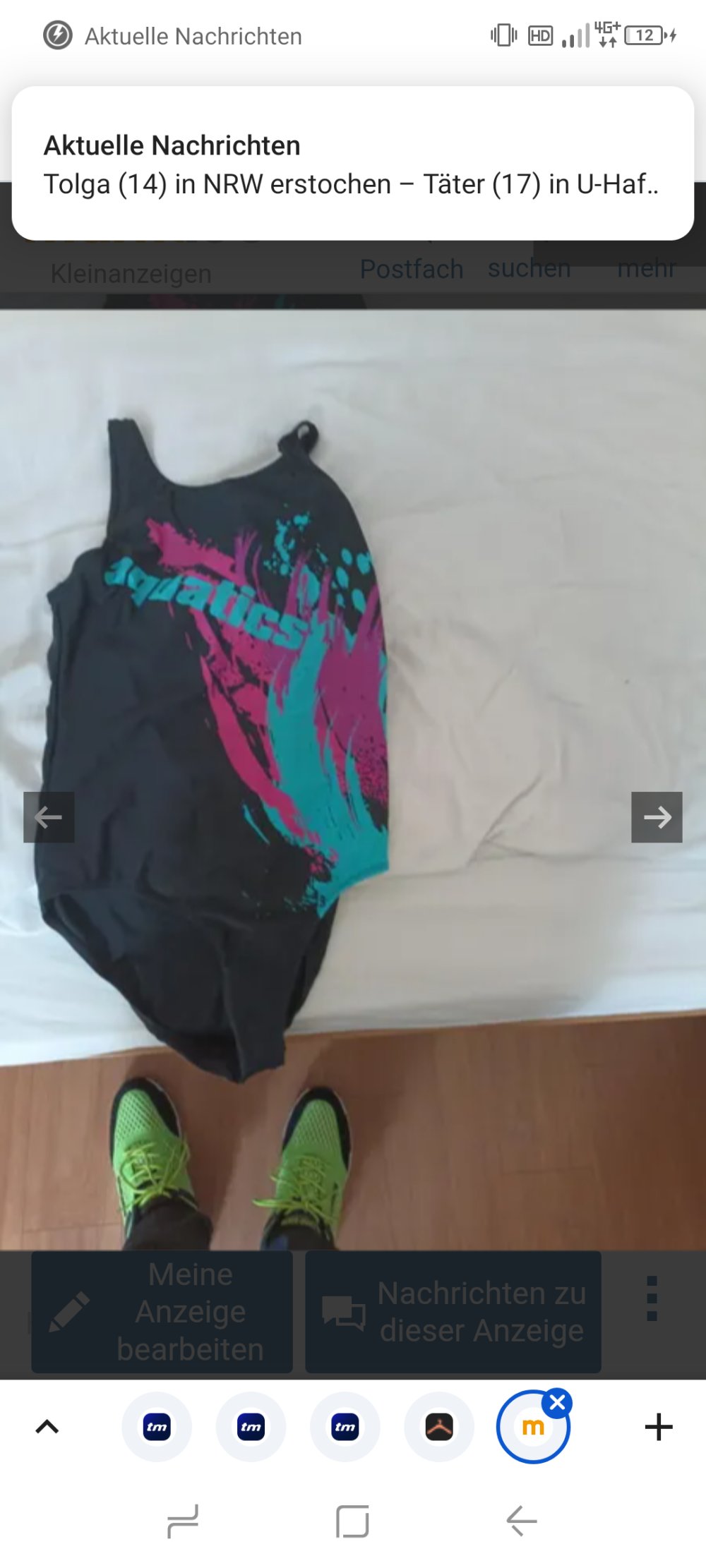 Verkaufe einen Badeanzug gebraucht von der Marke Bpc