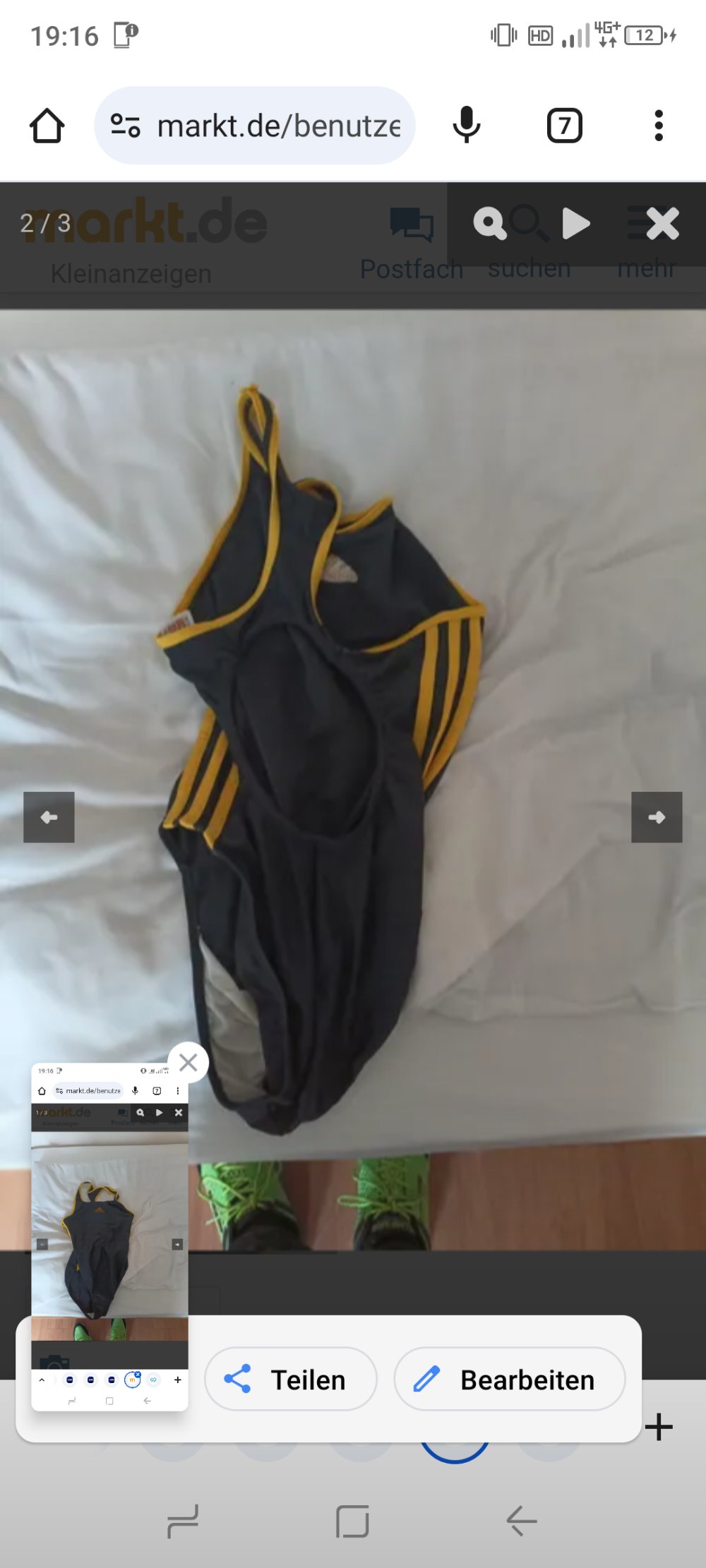 Verkaufe einen Badeanzug von Adidas