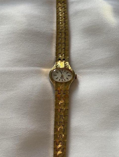 Gold Vintage Uhr Damen