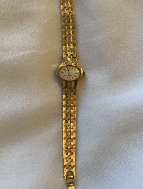 Gold Vintage Uhr Damen