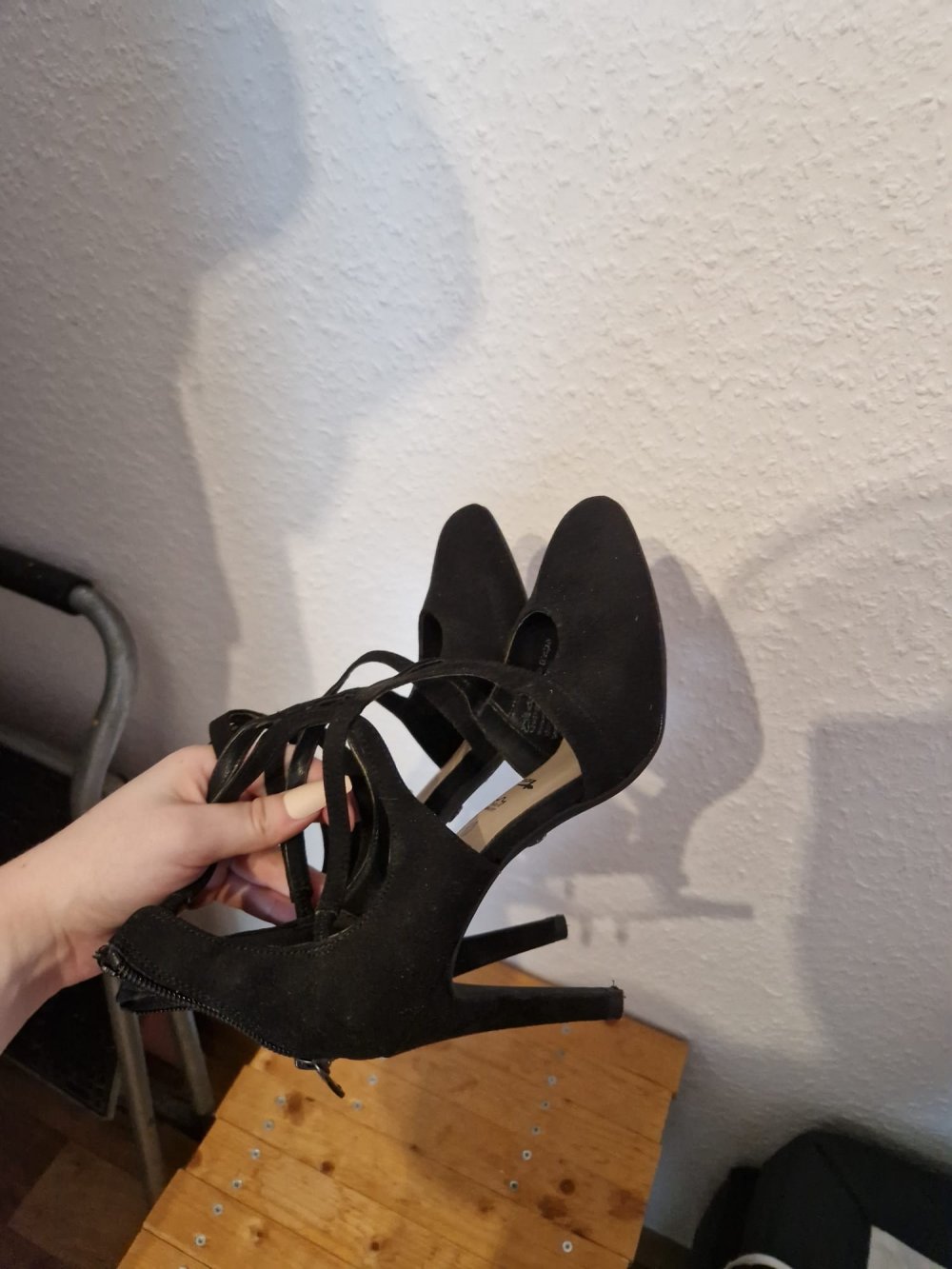 schwarze HighHeels