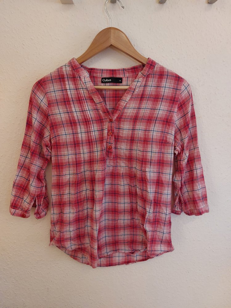 Kariertes Hemd Cubus Gr. 36