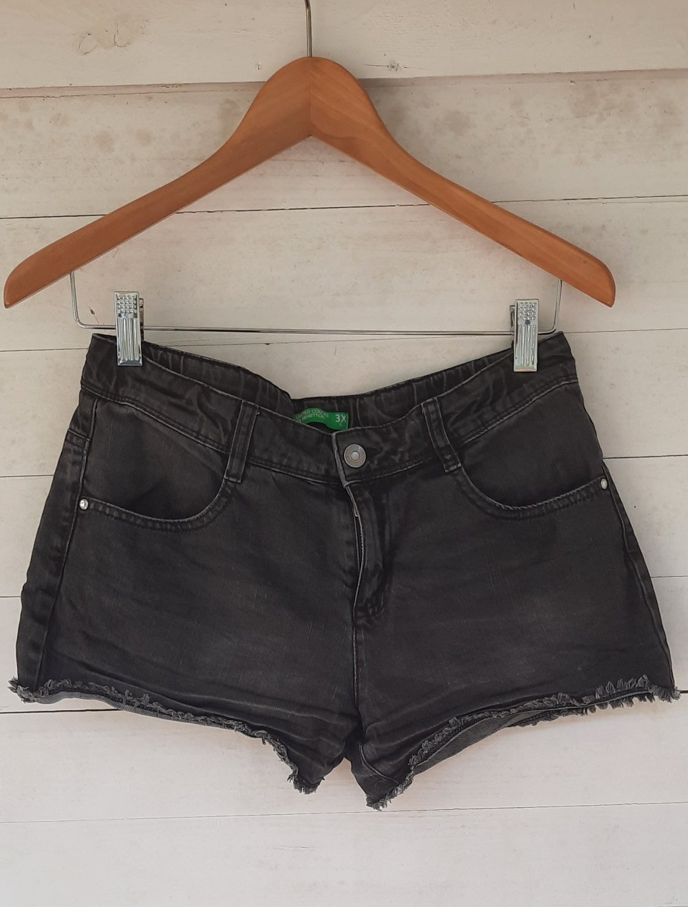 graue Shorts kurze Hose Gr.XS 164/170 Bund verstellbar