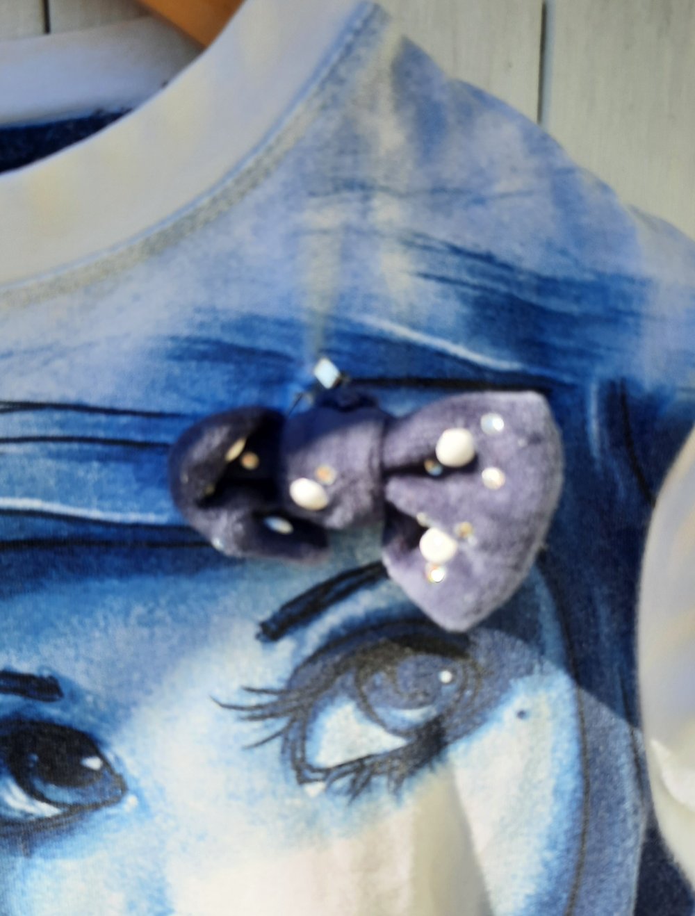 elegantes Weisses Langarmshirt Gr.158/164 Heach Dolls